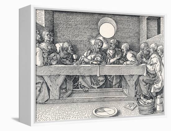 The Last Supper, 1523-Albrecht Dürer-Framed Premier Image Canvas