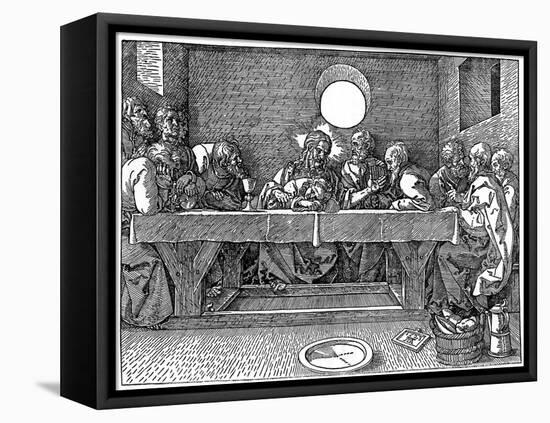 The Last Supper, 1523-Albrecht Durer-Framed Premier Image Canvas