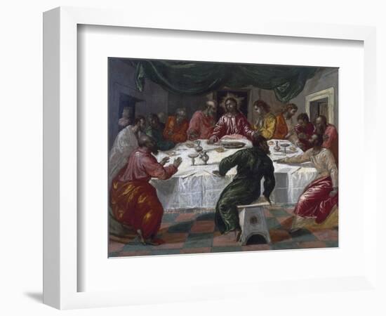 The Last Supper, 1564-El Greco-Framed Giclee Print