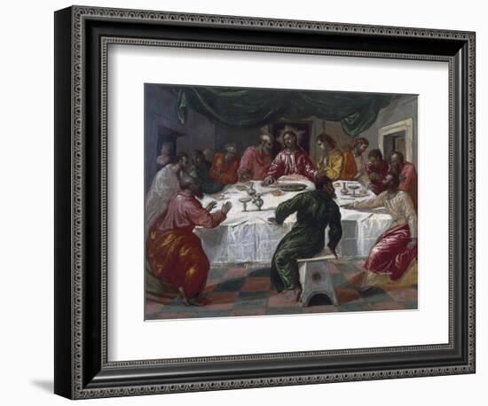 The Last Supper, 1564-El Greco-Framed Giclee Print