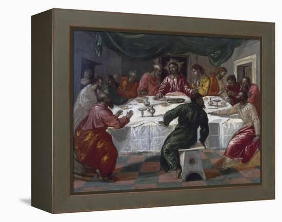 The Last Supper, 1564-El Greco-Framed Premier Image Canvas