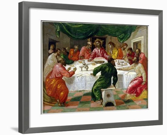 The Last Supper, 1567-70-El Greco-Framed Giclee Print