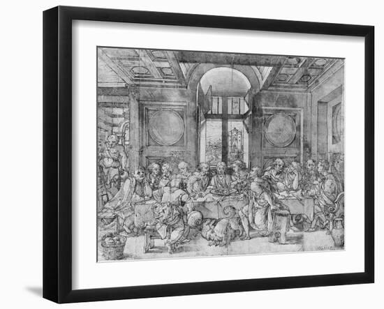 The Last Supper, 1585-Pieter Coecke van Aelst-Framed Giclee Print