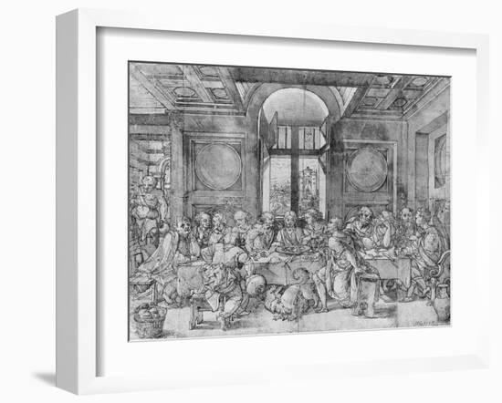 The Last Supper, 1585-Pieter Coecke van Aelst-Framed Giclee Print