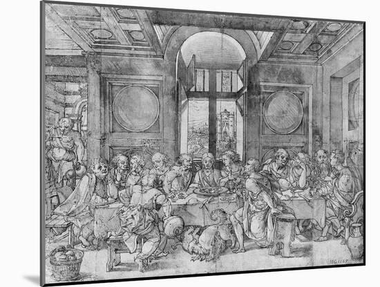 The Last Supper, 1585-Pieter Coecke van Aelst-Mounted Giclee Print