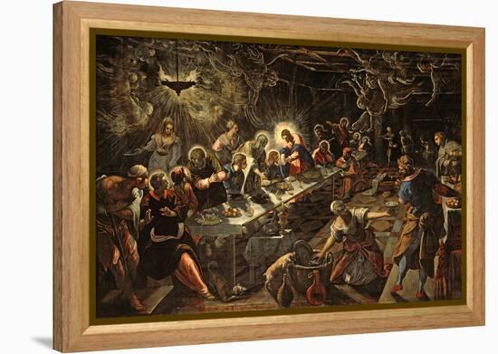 The Last Supper, 1594-Jacopo Robusti Tintoretto-Framed Premier Image Canvas