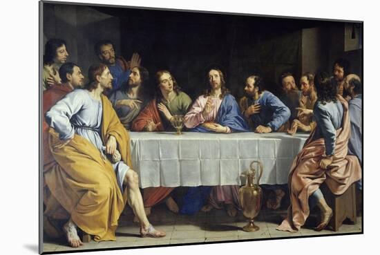 The Last Supper, 1648-Philippe De Champaigne-Mounted Art Print