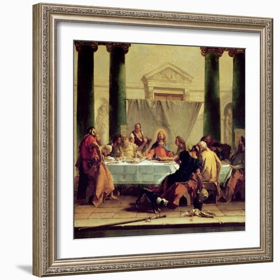 The Last Supper, 1745-50-Giovanni Battista Tiepolo-Framed Giclee Print