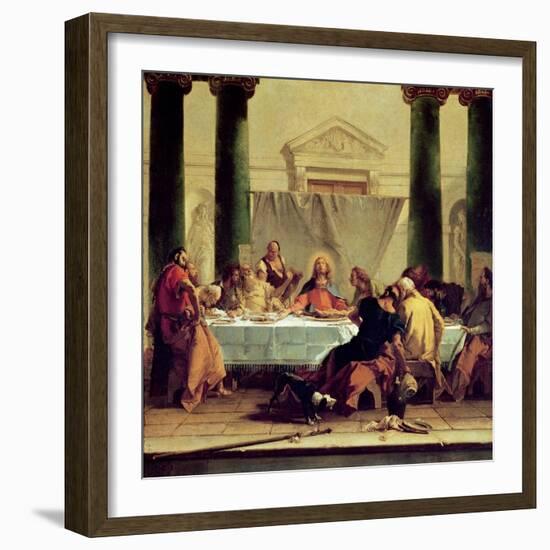 The Last Supper, 1745-50-Giovanni Battista Tiepolo-Framed Giclee Print