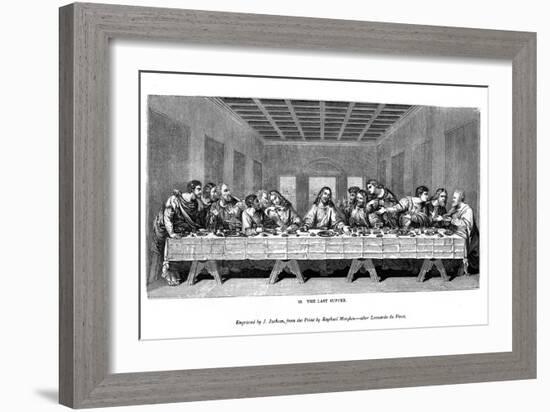 The Last Supper, 1843-J Jackson-Framed Giclee Print