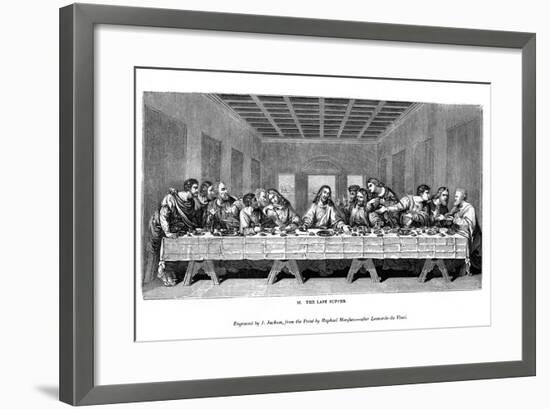 The Last Supper, 1843-J Jackson-Framed Giclee Print