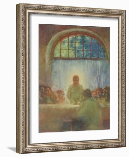 The Last Supper, 1897-Gaston De La Touche-Framed Giclee Print