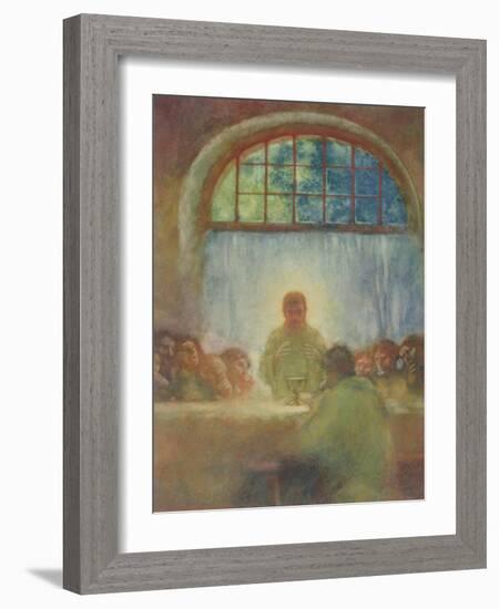 The Last Supper, 1897-Gaston De La Touche-Framed Giclee Print