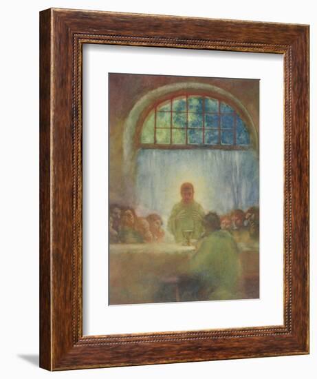 The Last Supper, 1897-Gaston De La Touche-Framed Giclee Print