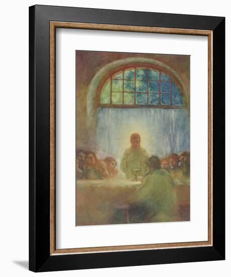 The Last Supper, 1897-Gaston De La Touche-Framed Giclee Print