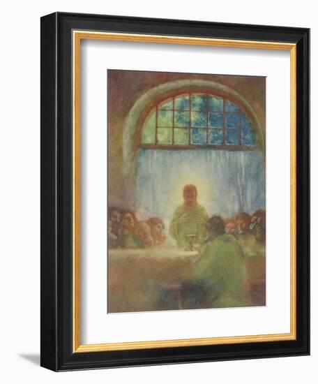 The Last Supper, 1897-Gaston De La Touche-Framed Giclee Print