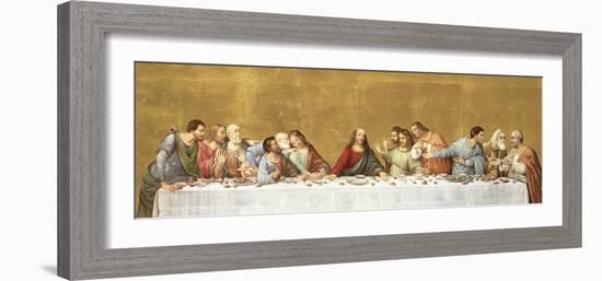 The Last Supper (after Leonardo da Vinci)-Eccentric Accents-Framed Giclee Print