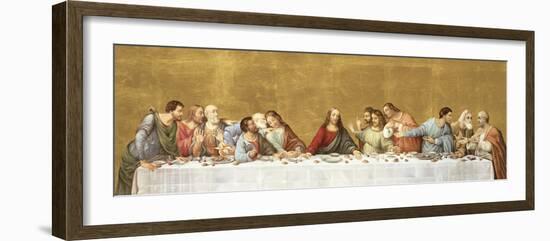 The Last Supper (after Leonardo da Vinci)-Eccentric Accents-Framed Giclee Print