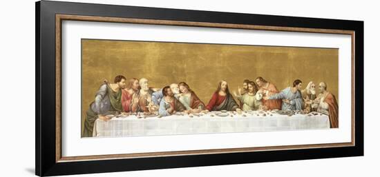 The Last Supper (after Leonardo da Vinci)-Eccentric Accents-Framed Giclee Print