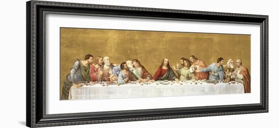 The Last Supper (after Leonardo da Vinci)-Eccentric Accents-Framed Giclee Print