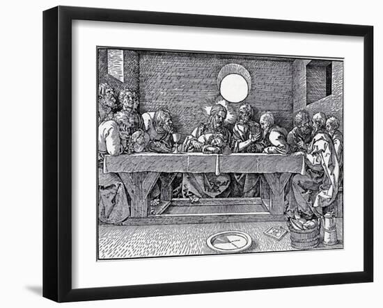 the Last Supper Albrecht Durer Woodcut-null-Framed Giclee Print