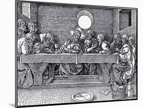 the Last Supper Albrecht Durer Woodcut-null-Mounted Giclee Print