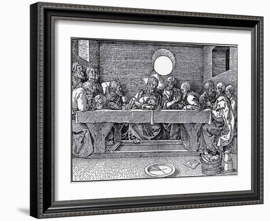 the Last Supper Albrecht Durer Woodcut-null-Framed Giclee Print