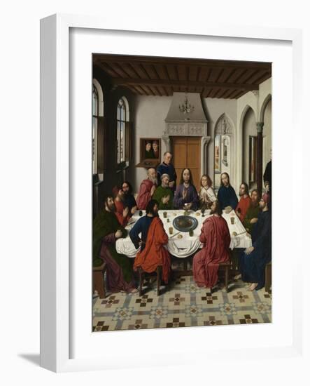 The Last Supper Altarpiece (Central Pane), 1464-1468-Dirk Bouts-Framed Giclee Print