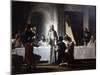 The Last Supper By Henri Lerolle, a 19th Century Oil Painting, Saint-Francois-Xavier Church, Paris-null-Mounted Photographic Print