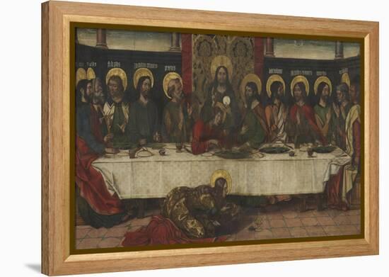 The Last Supper, c.1495-1500-Pedro Berruguete-Framed Premier Image Canvas