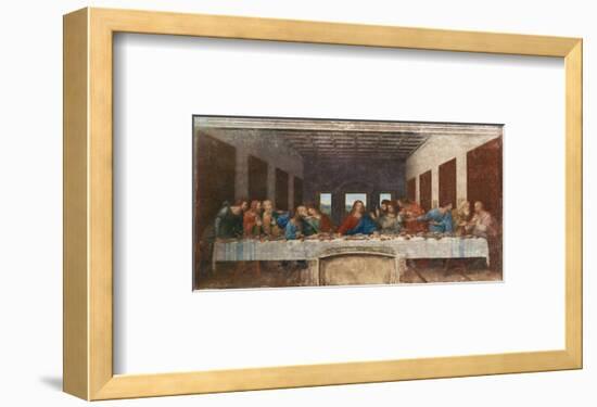 The Last Supper, c.1498-Leonardo da Vinci-Framed Premium Giclee Print