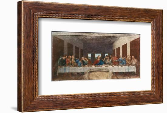 The Last Supper, c.1498-Leonardo da Vinci-Framed Premium Giclee Print