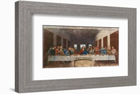 The Last Supper, c.1498-Leonardo da Vinci-Framed Premium Giclee Print