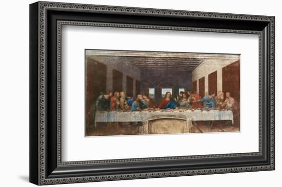 The Last Supper, c.1498-Leonardo da Vinci-Framed Premium Giclee Print