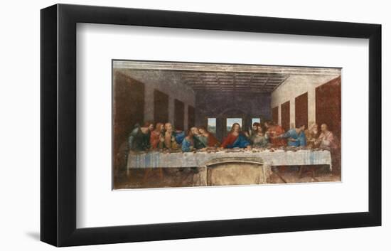 The Last Supper, c.1498-Leonardo da Vinci-Framed Premium Giclee Print