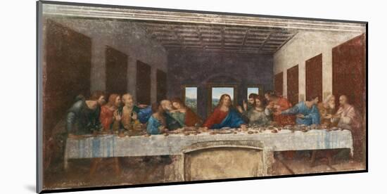 The Last Supper, c.1498-Leonardo da Vinci-Mounted Premium Giclee Print