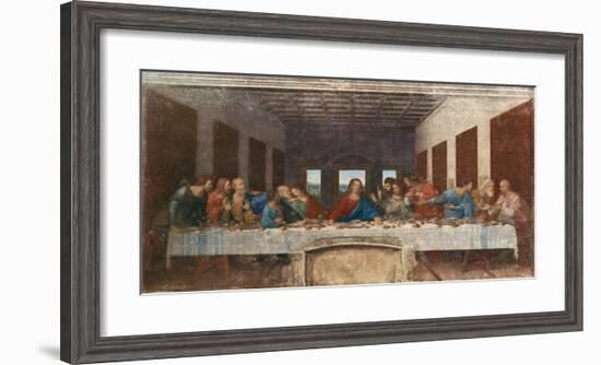 The Last Supper, c.1498-Leonardo da Vinci-Framed Premium Giclee Print