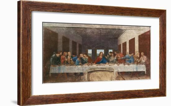 The Last Supper, c.1498-Leonardo da Vinci-Framed Premium Giclee Print