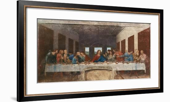 The Last Supper, c.1498-Leonardo da Vinci-Framed Premium Giclee Print