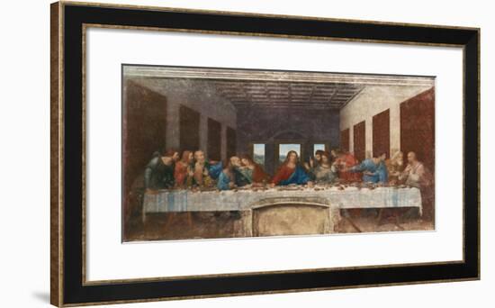 The Last Supper, c.1498-Leonardo da Vinci-Framed Premium Giclee Print