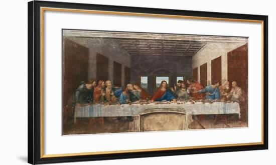 The Last Supper, c.1498-Leonardo da Vinci-Framed Premium Giclee Print