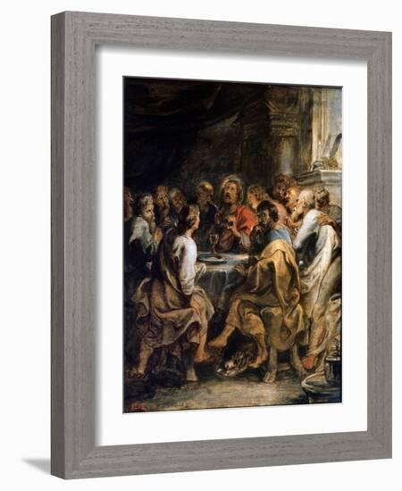 The Last Supper, C1630-1631-Peter Paul Rubens-Framed Giclee Print