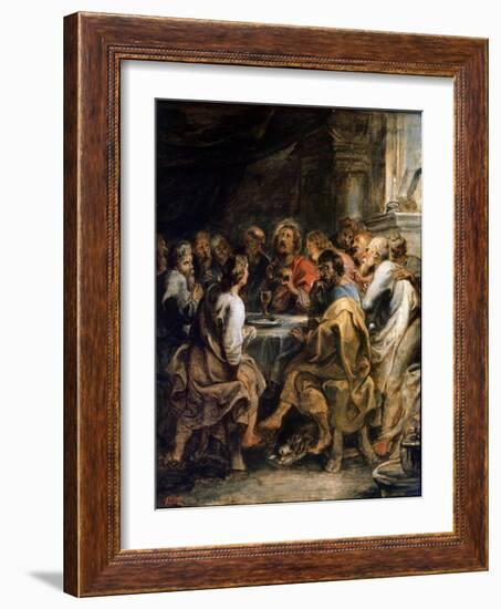 The Last Supper, C1630-1631-Peter Paul Rubens-Framed Giclee Print