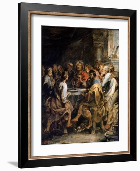 The Last Supper, C1630-1631-Peter Paul Rubens-Framed Giclee Print