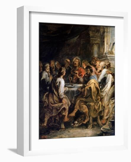 The Last Supper, C1630-1631-Peter Paul Rubens-Framed Giclee Print