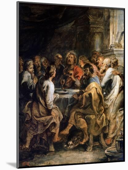 The Last Supper, C1630-1631-Peter Paul Rubens-Mounted Giclee Print