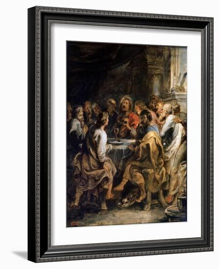 The Last Supper, C1630-1631-Peter Paul Rubens-Framed Giclee Print