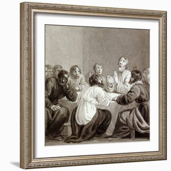 The Last Supper, C1810-C1844-Henry Corbould-Framed Giclee Print