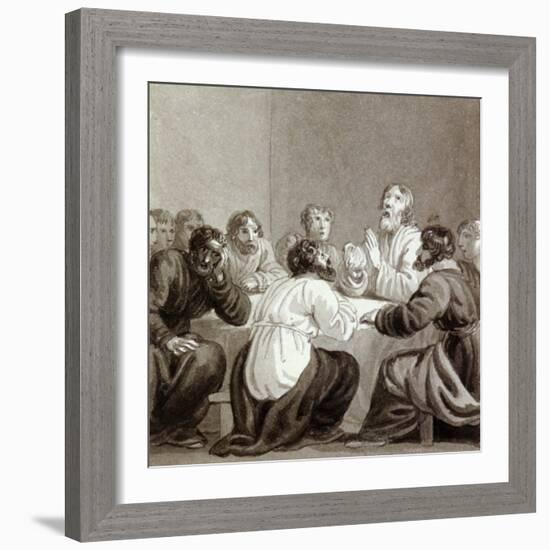 The Last Supper, C1810-C1844-Henry Corbould-Framed Giclee Print