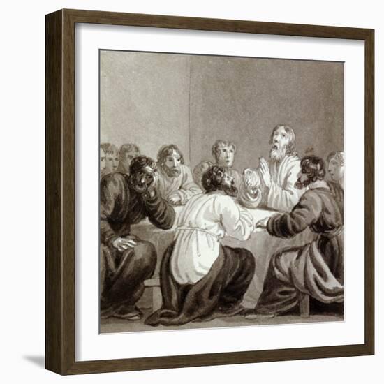 The Last Supper, C1810-C1844-Henry Corbould-Framed Giclee Print